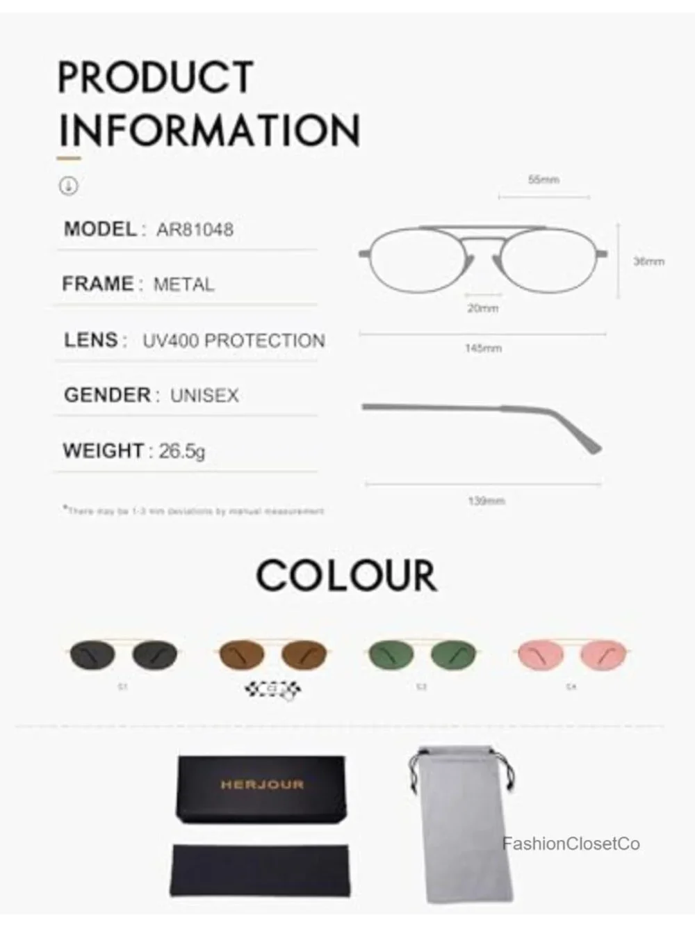 Retro Oval Double Bridge Sunglasses Women Men 90S Narrow Vintage Small